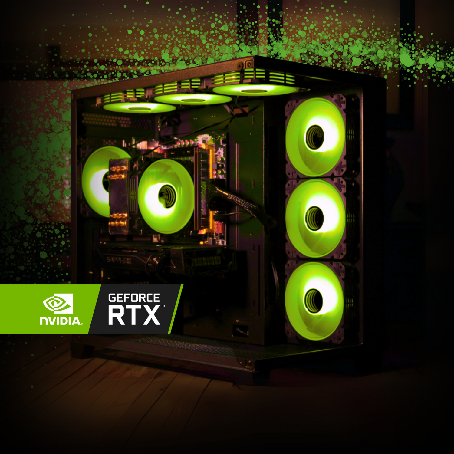 I7 RTX Gaming PC Desktop || NVIDIA RTX 4060 || I7 (E5-2699V3) 18 Cores || 4TB Storage (1TB SSD + 3TB HHD) || 32GB RAM - The Horizon Pcs